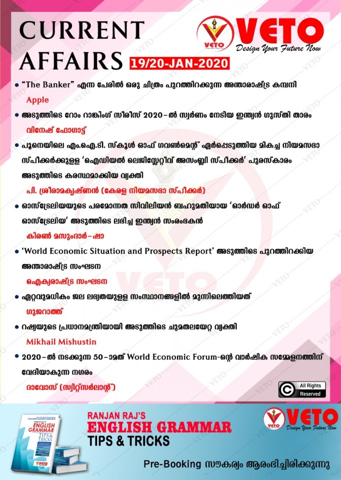 Current Affairs